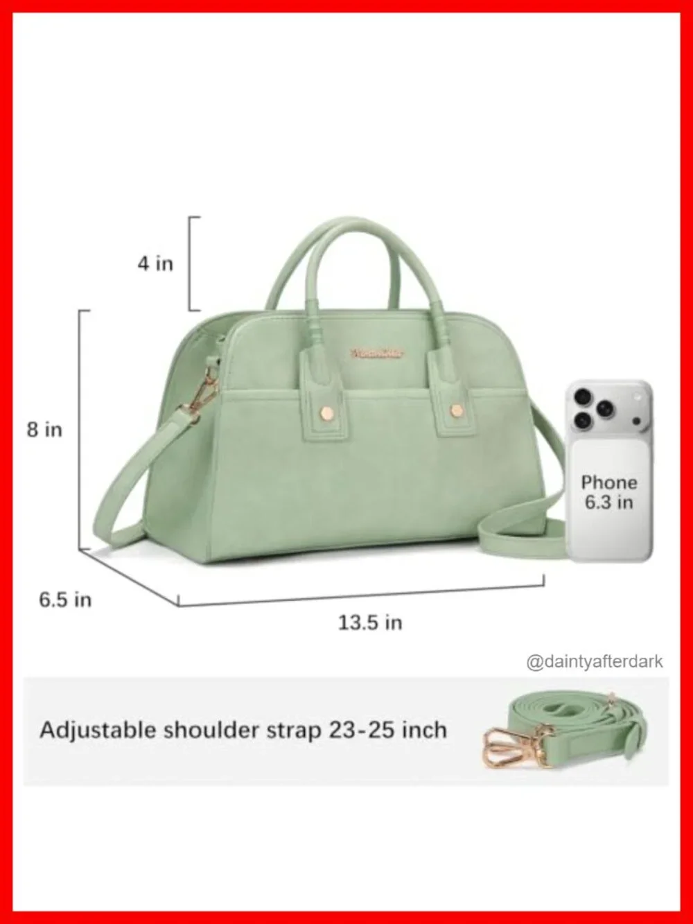 Structured Faux Leather Satchel Bag for Women, Top Handle Crossbody Purse